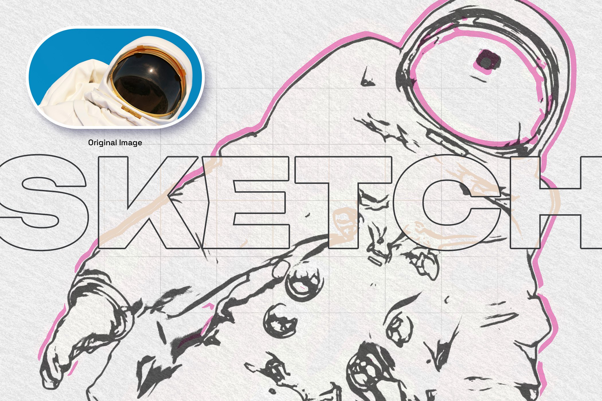 Creative Sketch Photo Effect