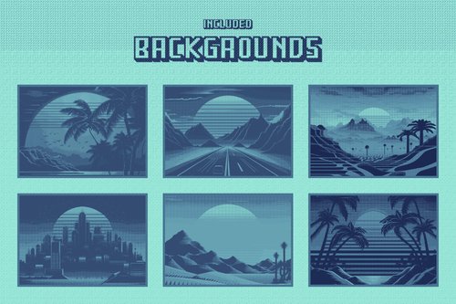 Creative Veila – Bitmap Dither Text Effect Set