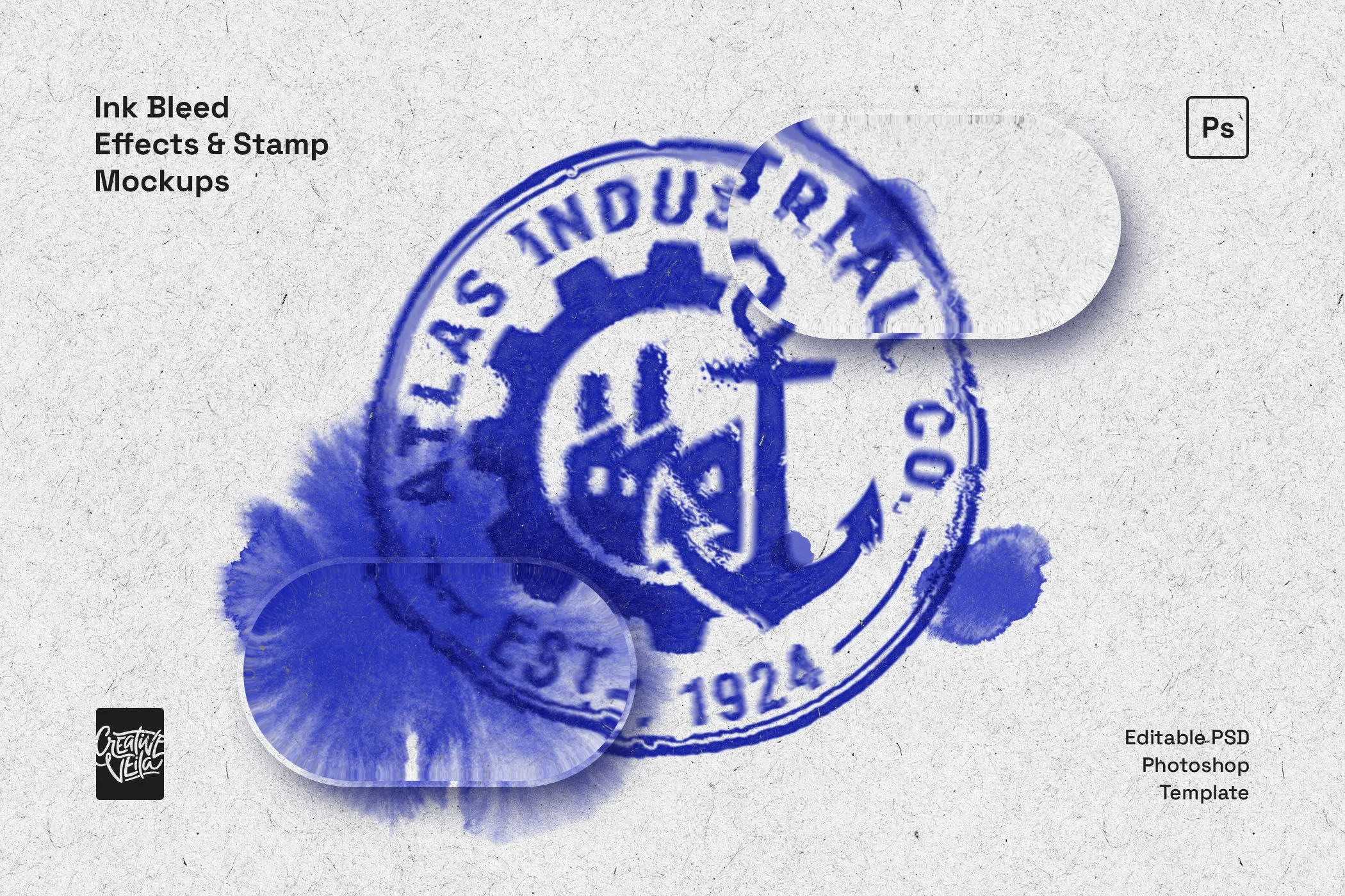 Ink Bleed Effects & Stamp Mockups