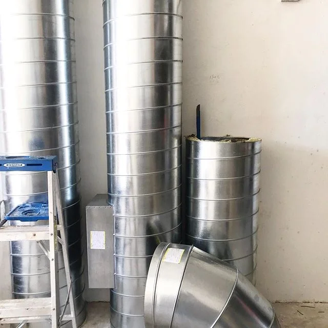 Air-conditioning going up in the shop today. Feelin&rsquo; like my second Bar-Mitzvah.