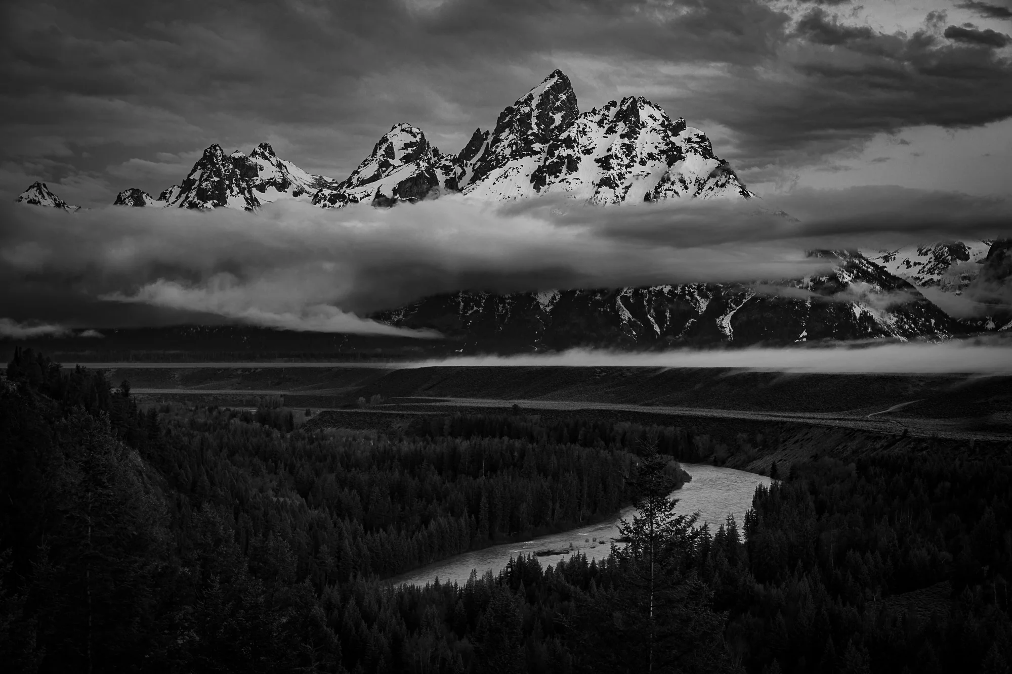 Snake River made famous by Ansel Adams