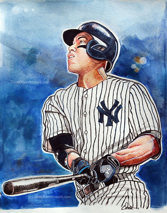 Aaron Judge watercolor