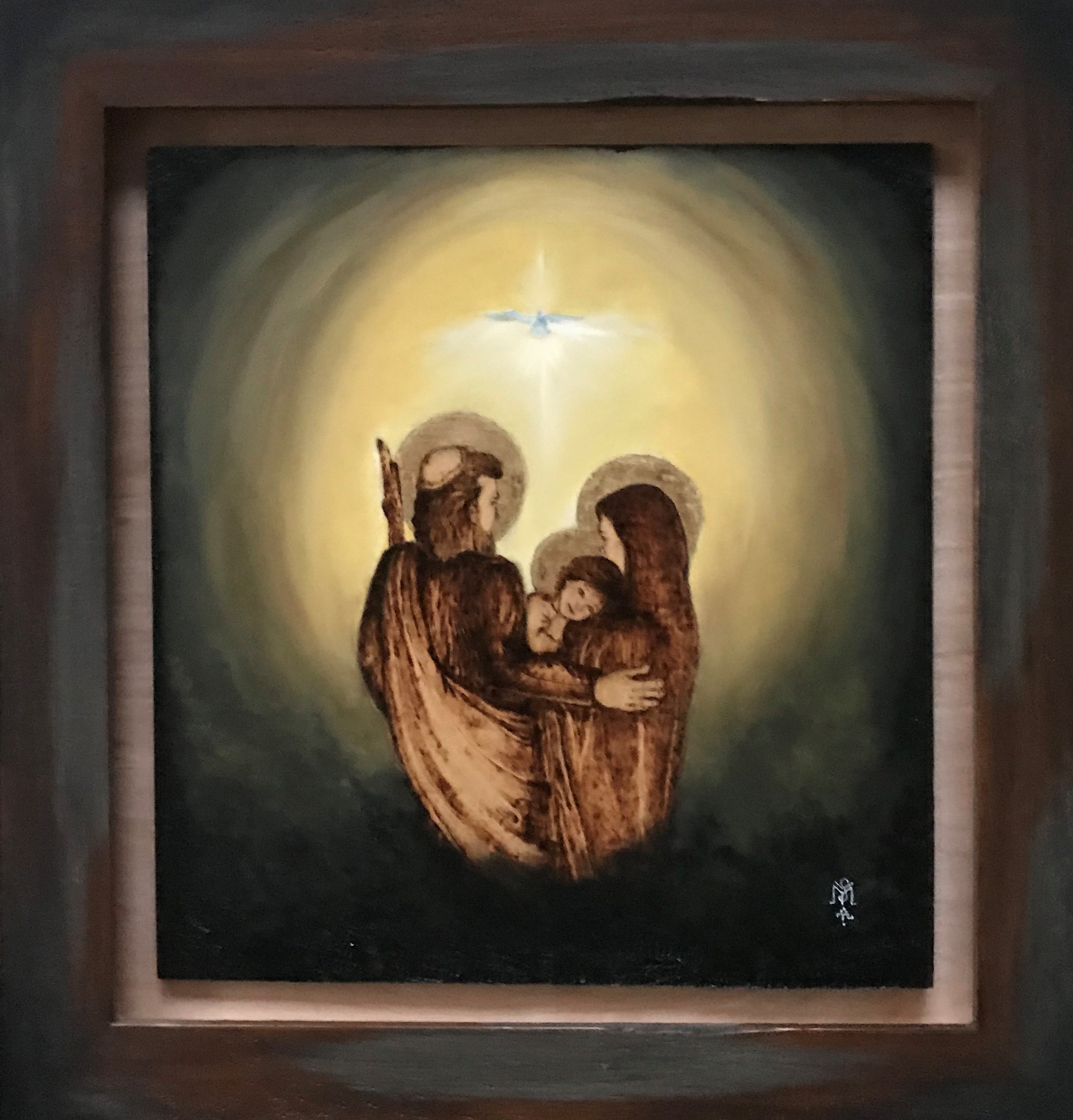 Another piece by Seman, featured in the 7th Biennial Juried Catholic Arts Exhibition.