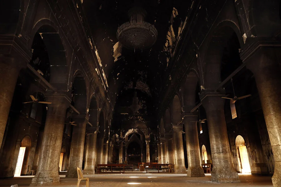 qaraqosh burned church.jpg