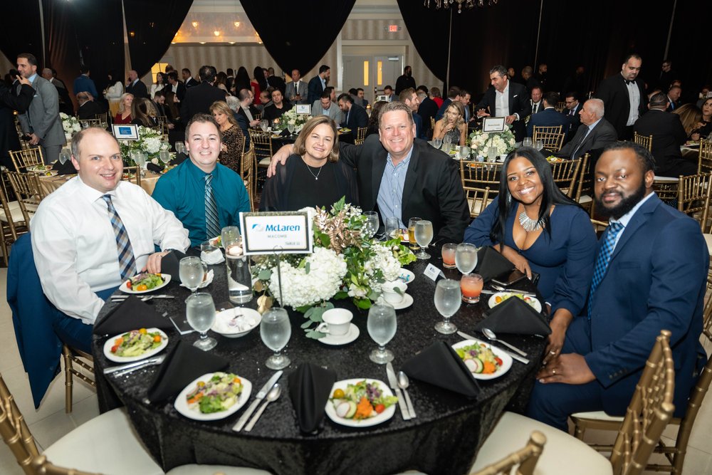  Representatives from McLaren Macomb enjoy the Gala. 