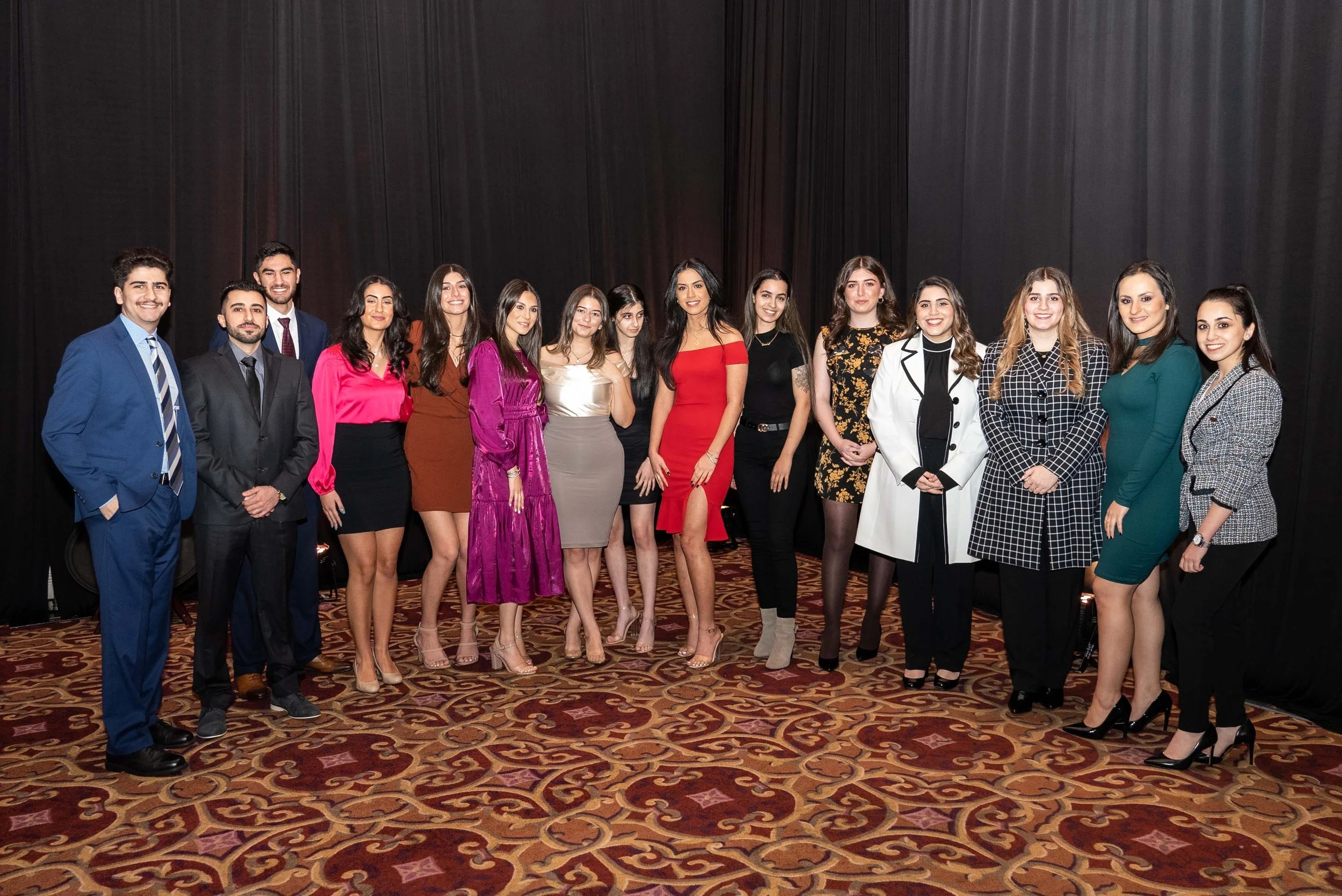  Group photo of the Scholarship Award winners. $61,000 in scholarships were awarded at the Gala this year. 