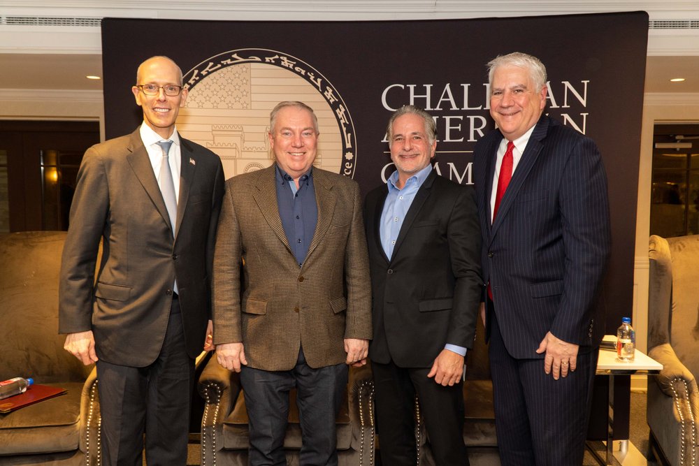  Panelists Donald Thorn from Comerica Bank, R.J. King from dbusiness, Michael Acho of Lincoln Financial Advisors, and Dennis Cowan from Plunkett Cooney. 