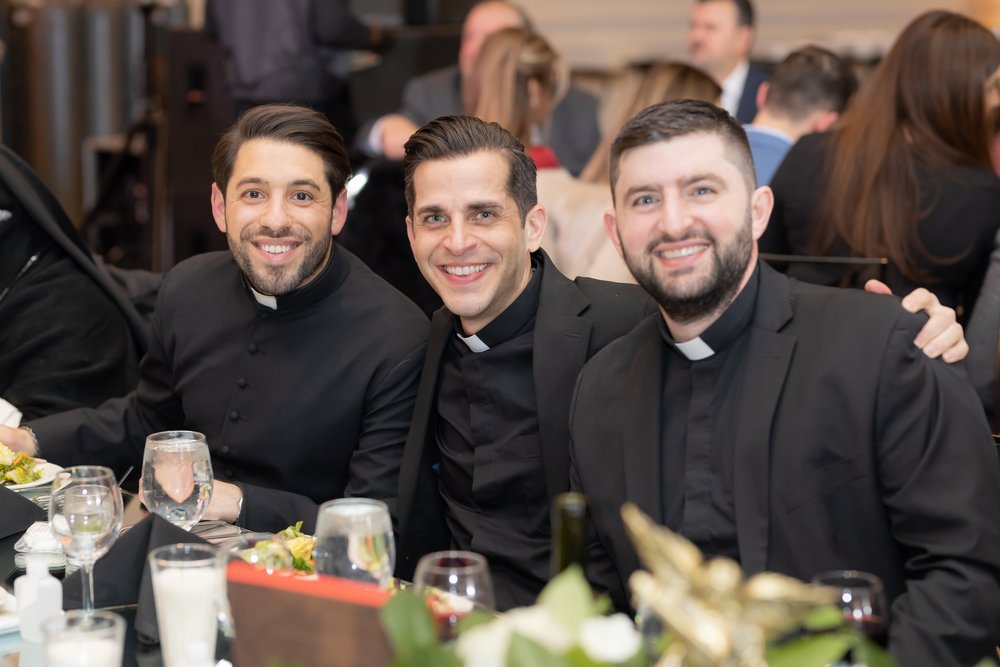  Left to right: Fr. Patrick Setto, Fr. Bryan Kassa, Fr. John Jaddou 