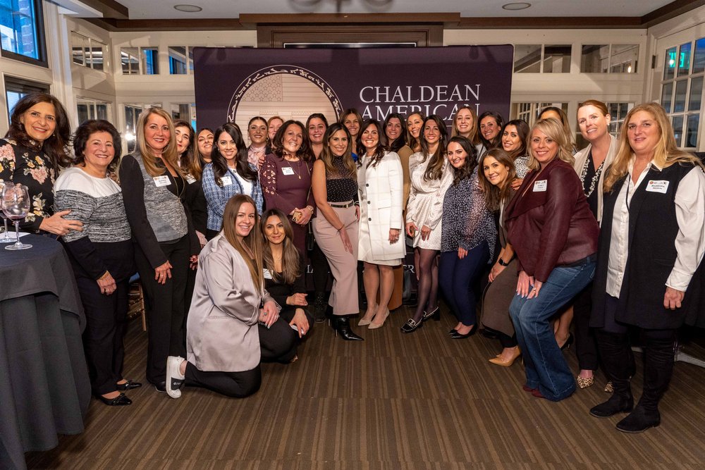  The Chaldean Women’s Committee along with some attendees from the event. 