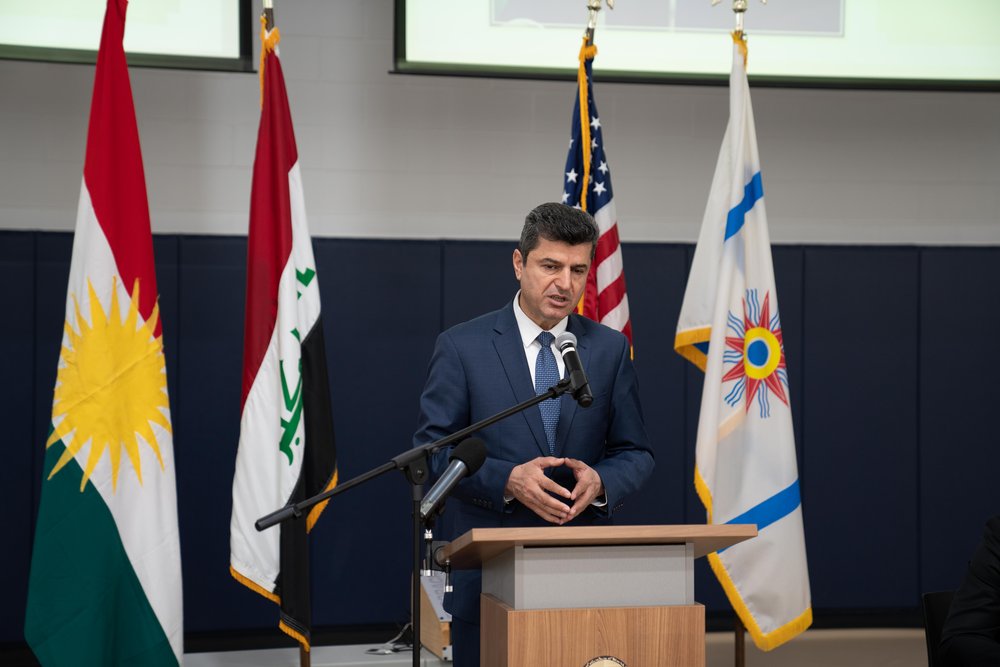  Dr. Ali Tatar answered questions from the Chaldean community. 