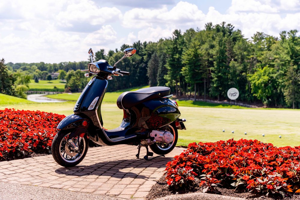  Up for raffle was a trendy Vespa Sprint. 52 players went “all-in” on the playing card raffle and Johny Kello was the lucky winner! 