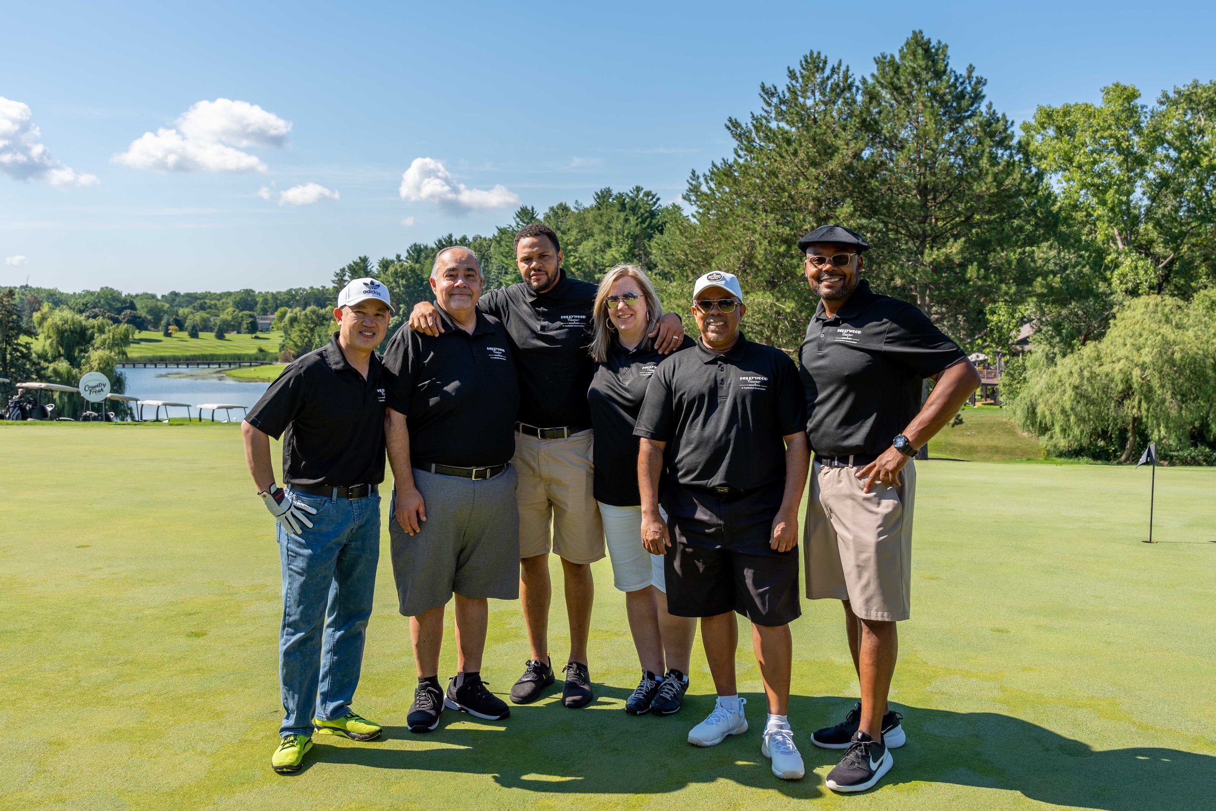  Members of the presenting sponsor team, from left to right: Dustin Huynh, Sam Arabo, Robert Giles, Michele Keagy, Joseph Williams, and Octaveious Miles. 