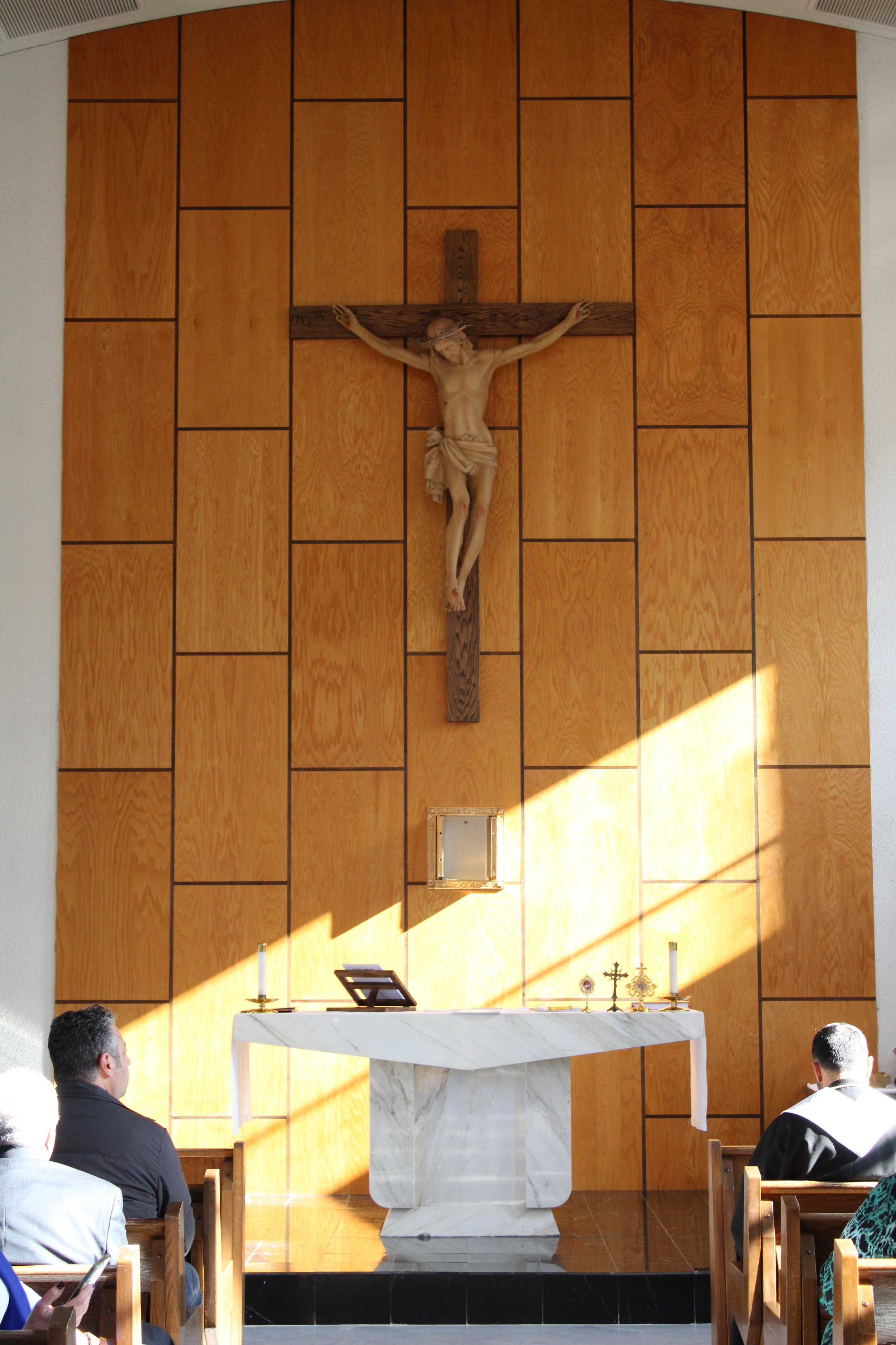  The main chapel of the retreat center. 