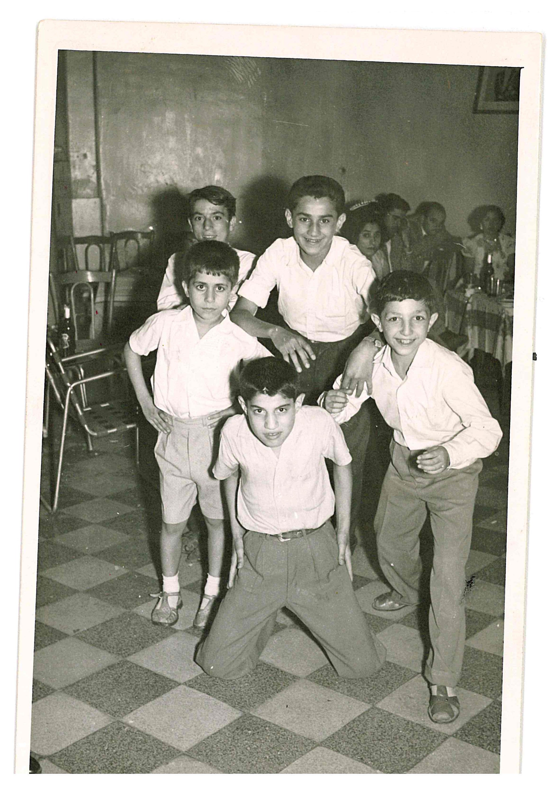  Kneeling in front is Kamal Mary, the middle boy is Adil Mary, posing as a boxer is Hillal Mairi and the boy with shorts is our own Adhid Miri. 