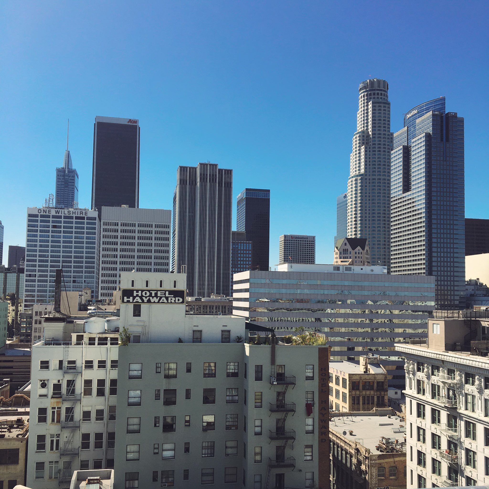 I stayed in an amazing loft I found on AirBnB in the heart of downtown Los Angeles.