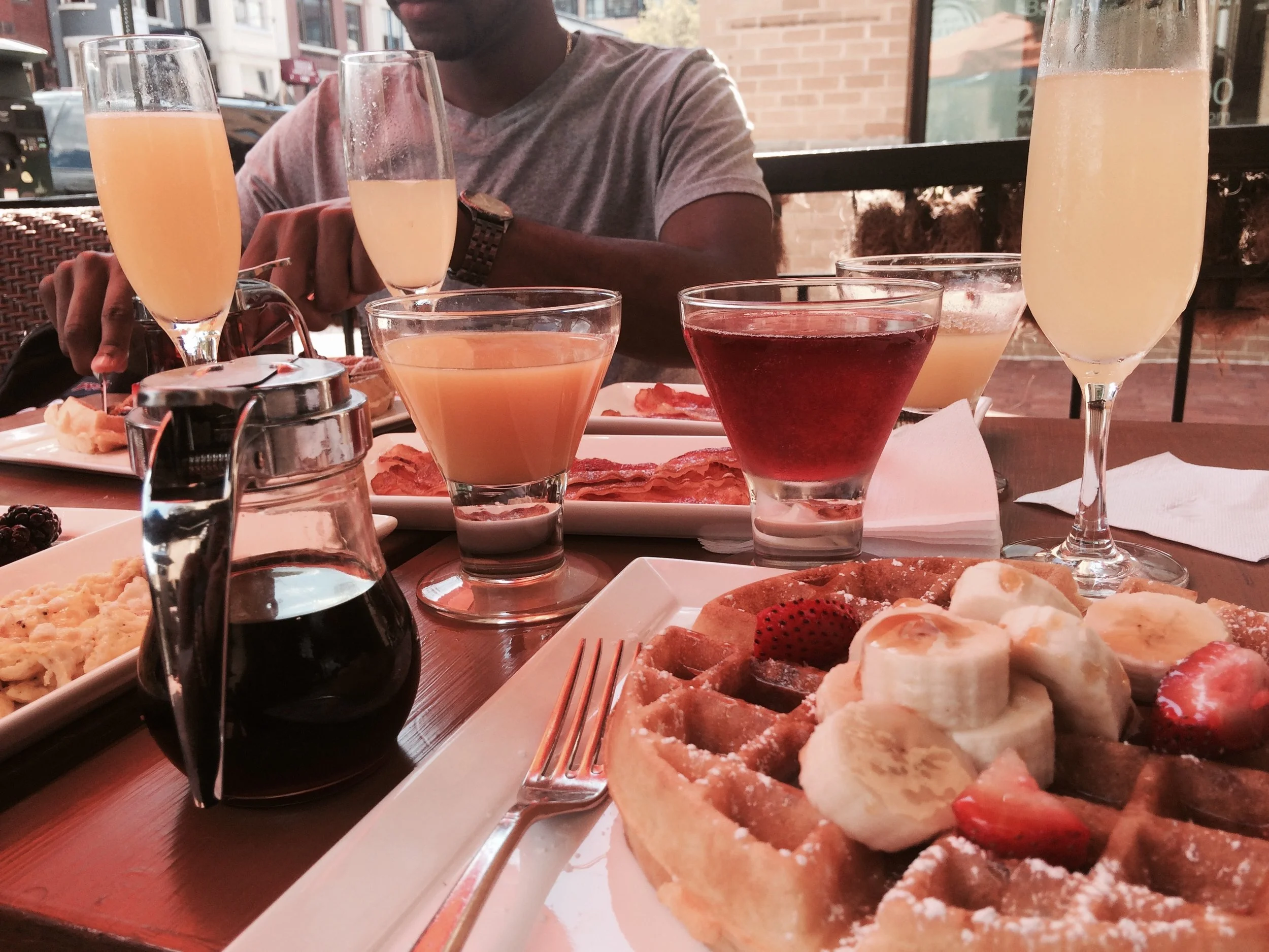 Brunch at Bin 1301 on U Street in 2015.