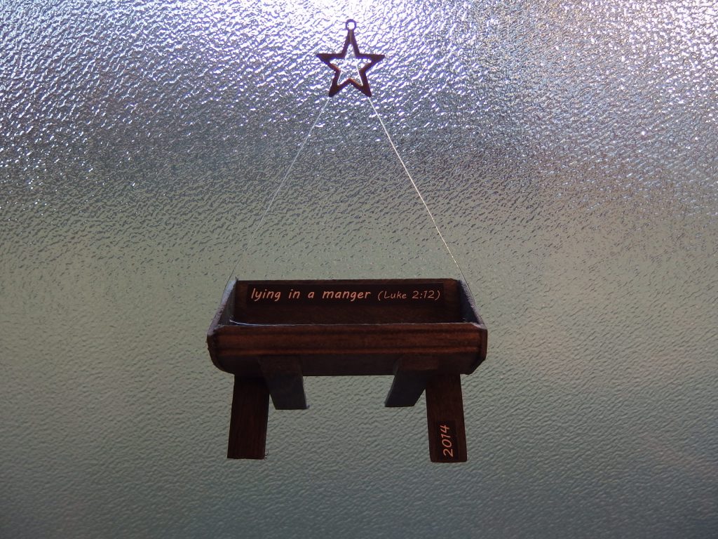 2014 "Lying in a Manger" ornament