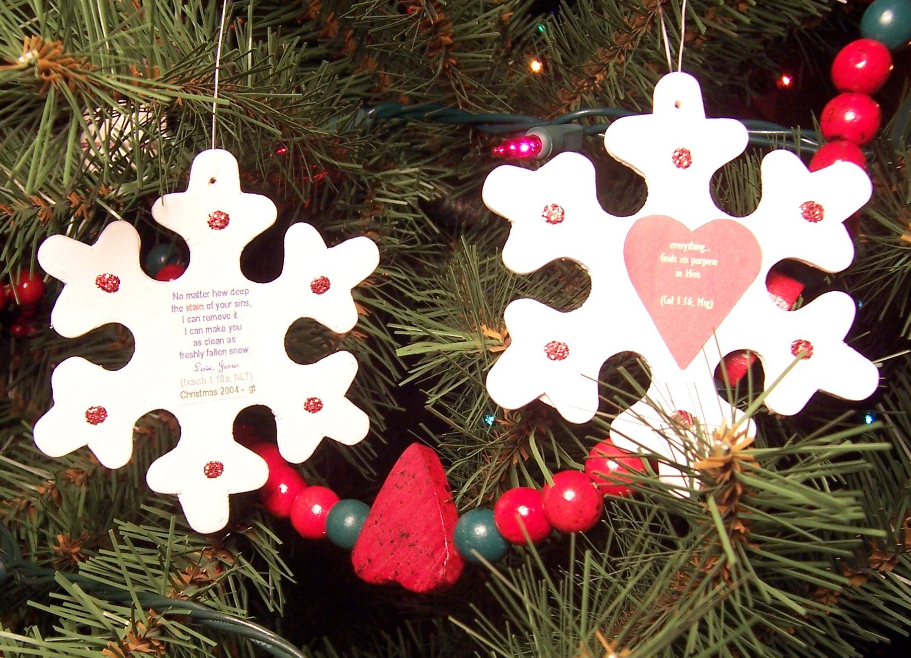 2004 "Clean As Snow" Ornament