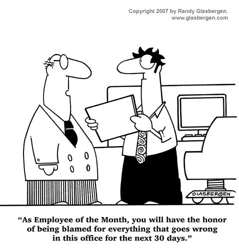 How it sometimes seems for us "rookie" employees :)
