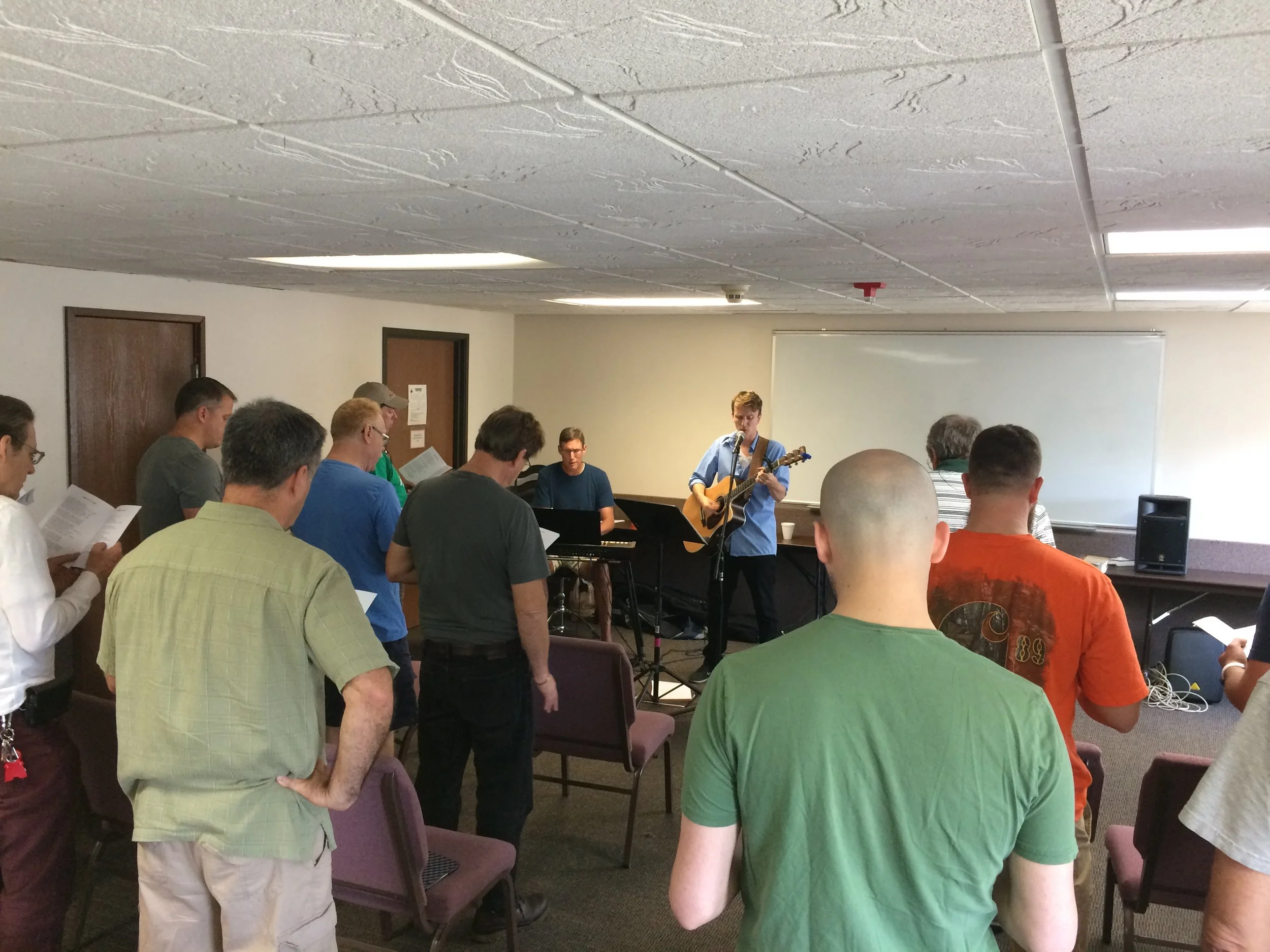 Worship session during 2017 retreat