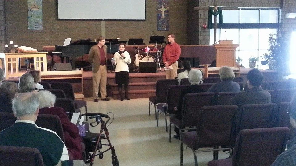 Sunday service at Grace Chapel