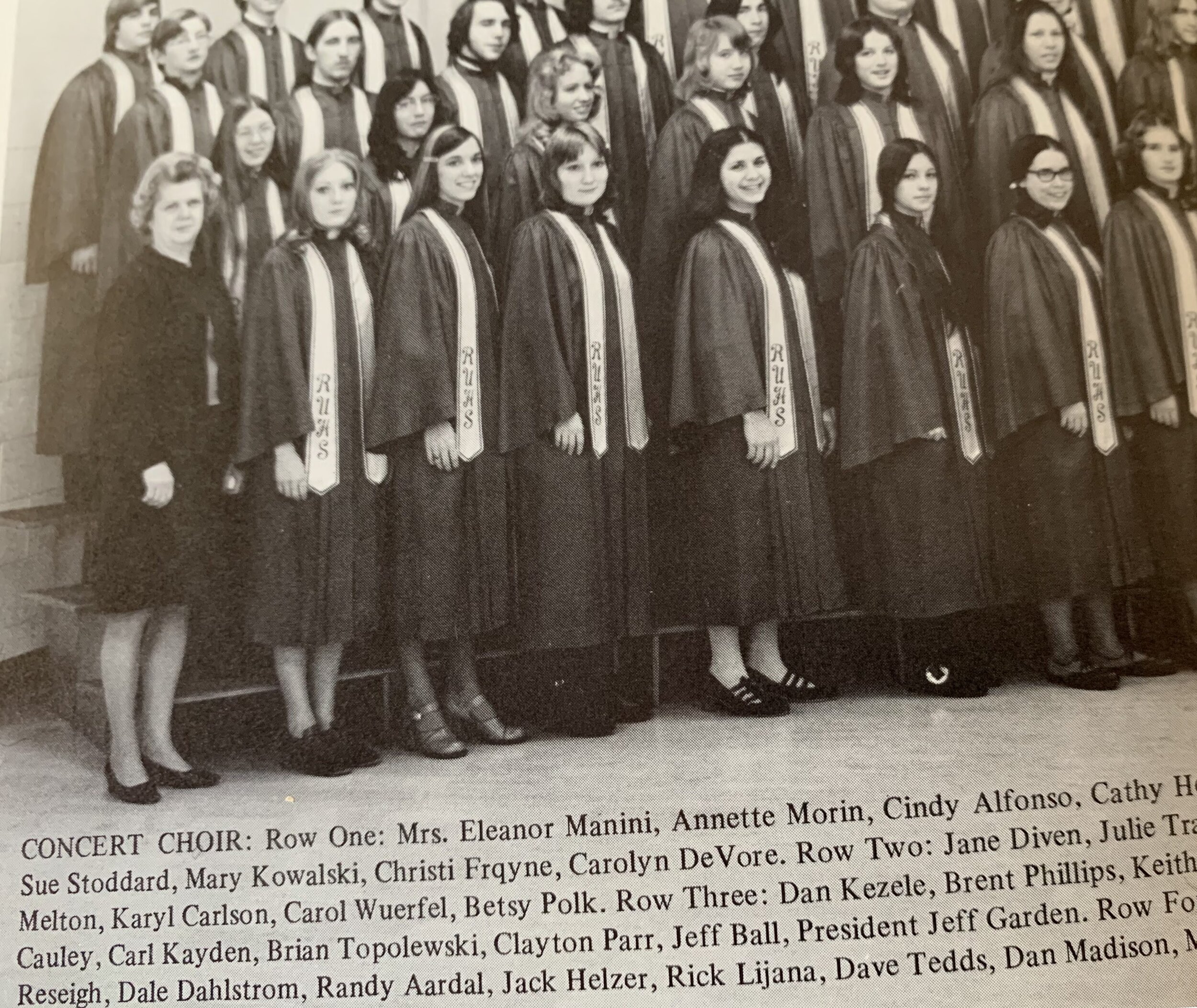 1974 Redford Union High School Chorus