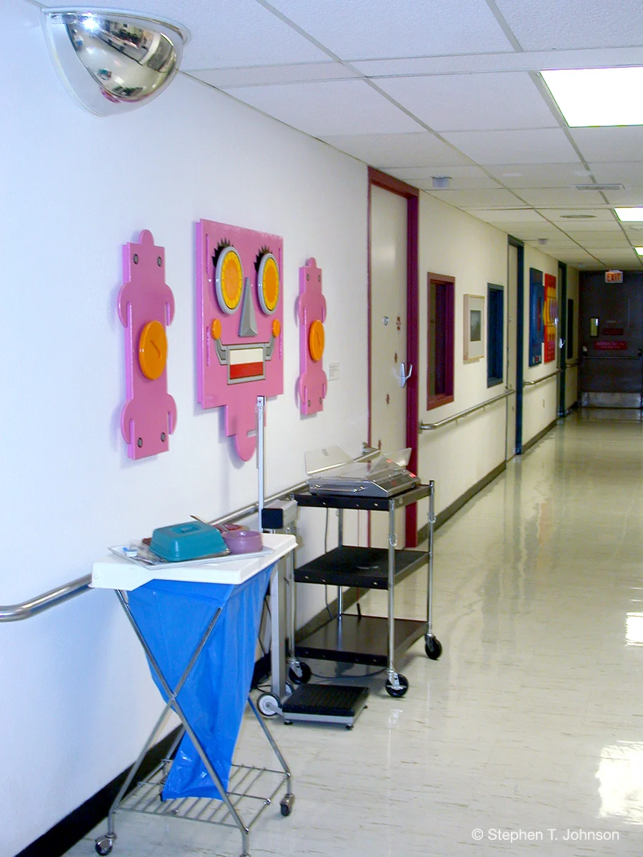 View of one of the pediatric floors.