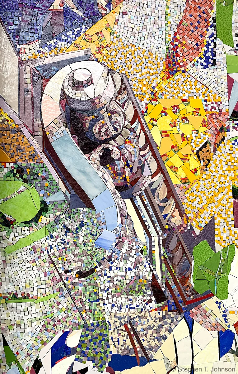 Detail of “The Letter S” from my Caldecott Honor book Alphabet City .