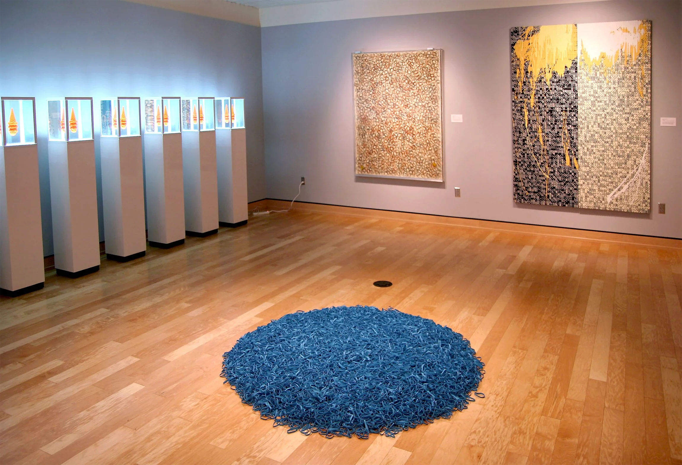   Language, Content and the Alphabet , 2008. Installation view. 