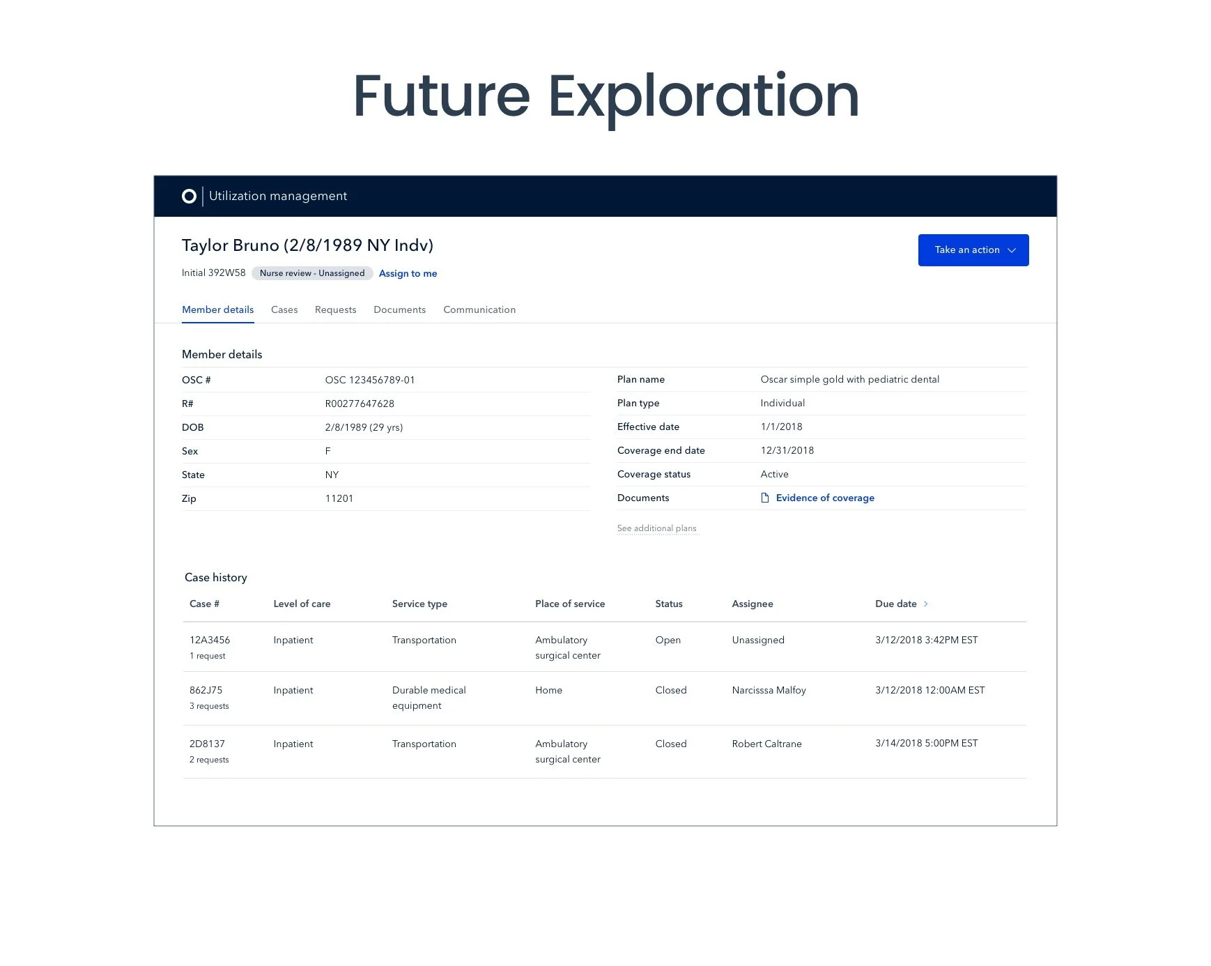 Future exploration of how the UM tool could evolve given learnings I took from my work on other internal tools teams that I worked with after my time on the UM team.