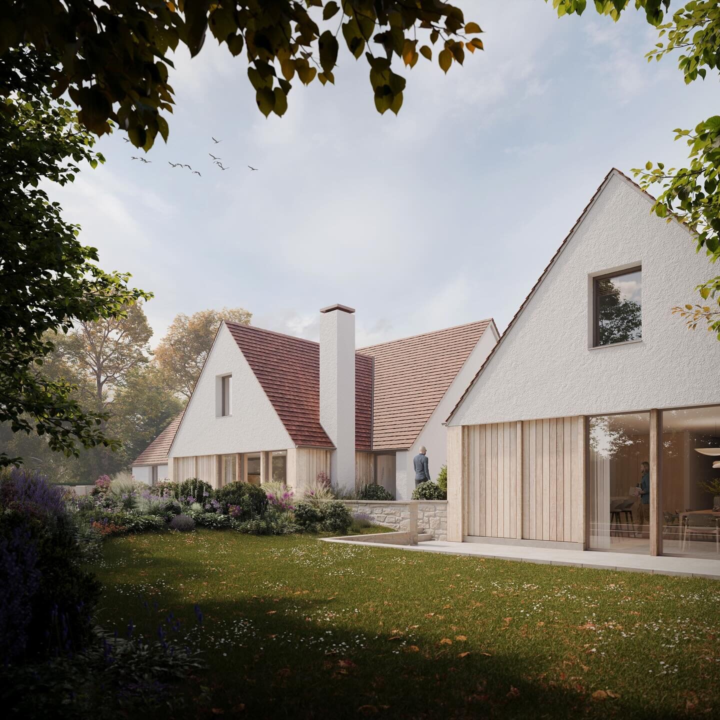 We&rsquo;ve recently submitted a planning application for these beauties - 4 new build &lsquo;Arts and Crafts&rsquo; inspired homes in tricky Conservation Area

.
Epic visuals from the talented @andydchard who&rsquo;s done a  stellar job of bringing 