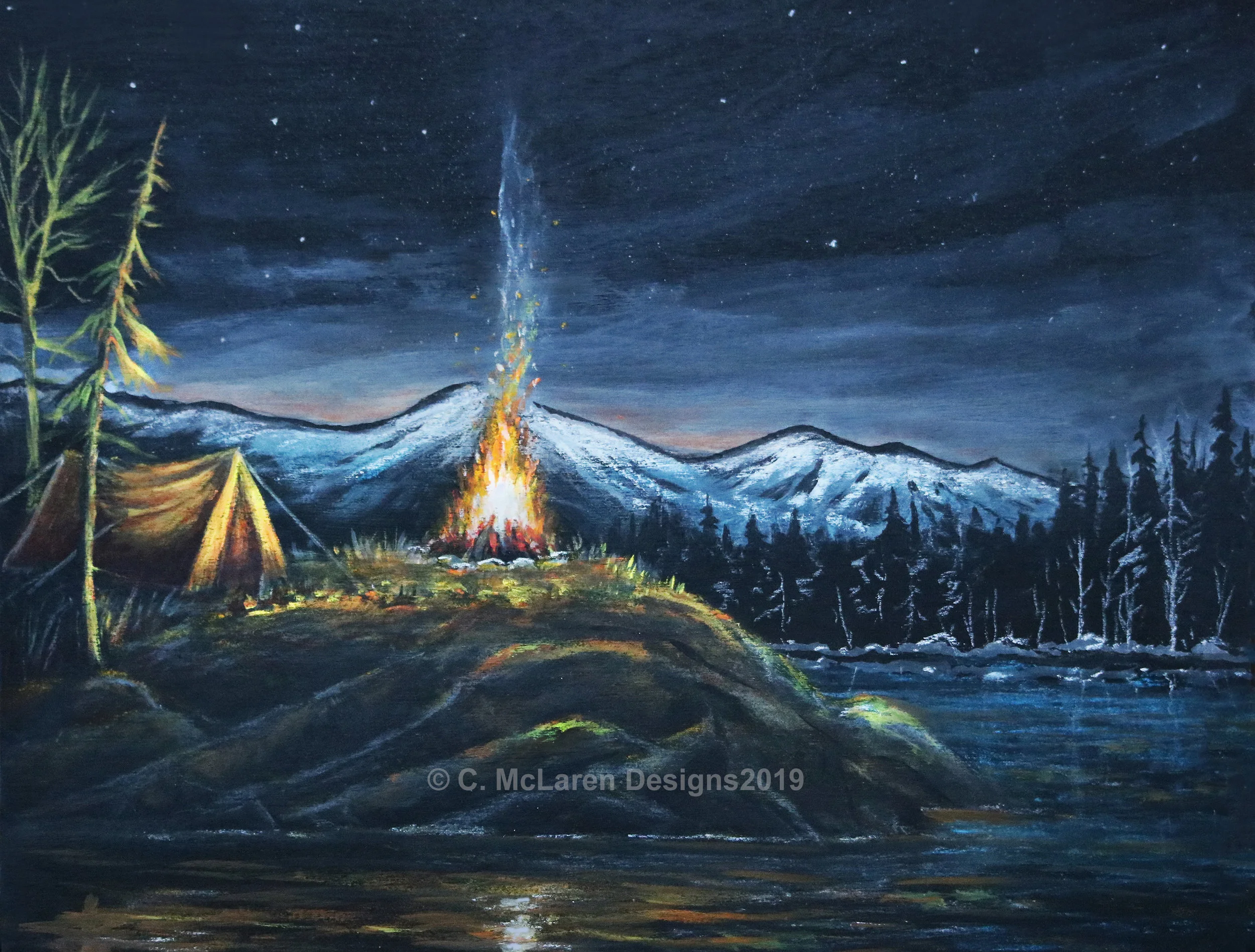 Mount Victoria 2 - Campfire Glow