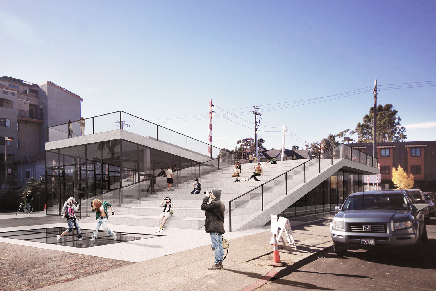Roof Top Space Rendering