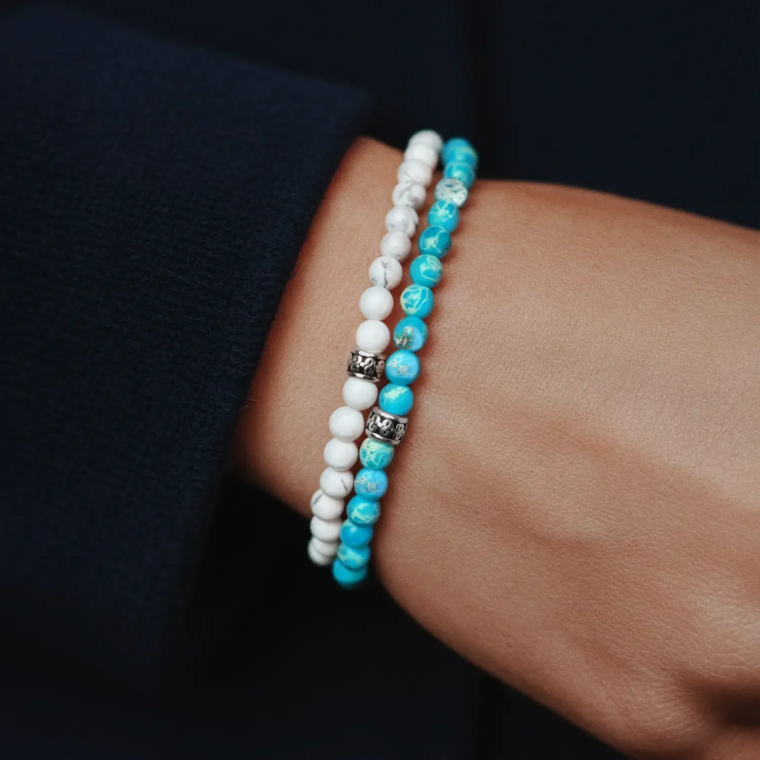 Ocean 4mm Silver Bracelet 03.webp