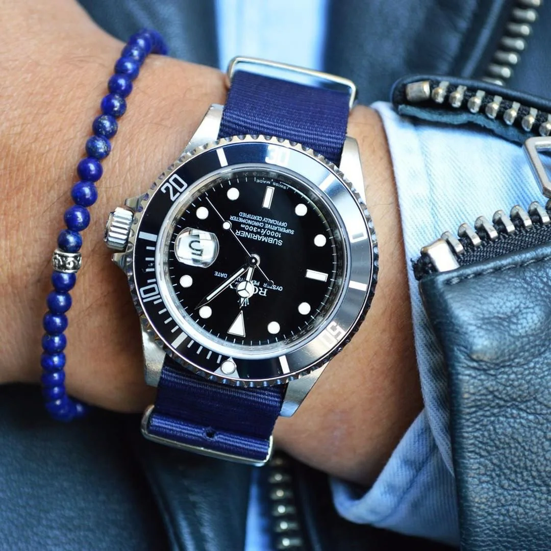 Rolex Submariner x Baxter&Baxter Deep Blue 4mm bracelet.