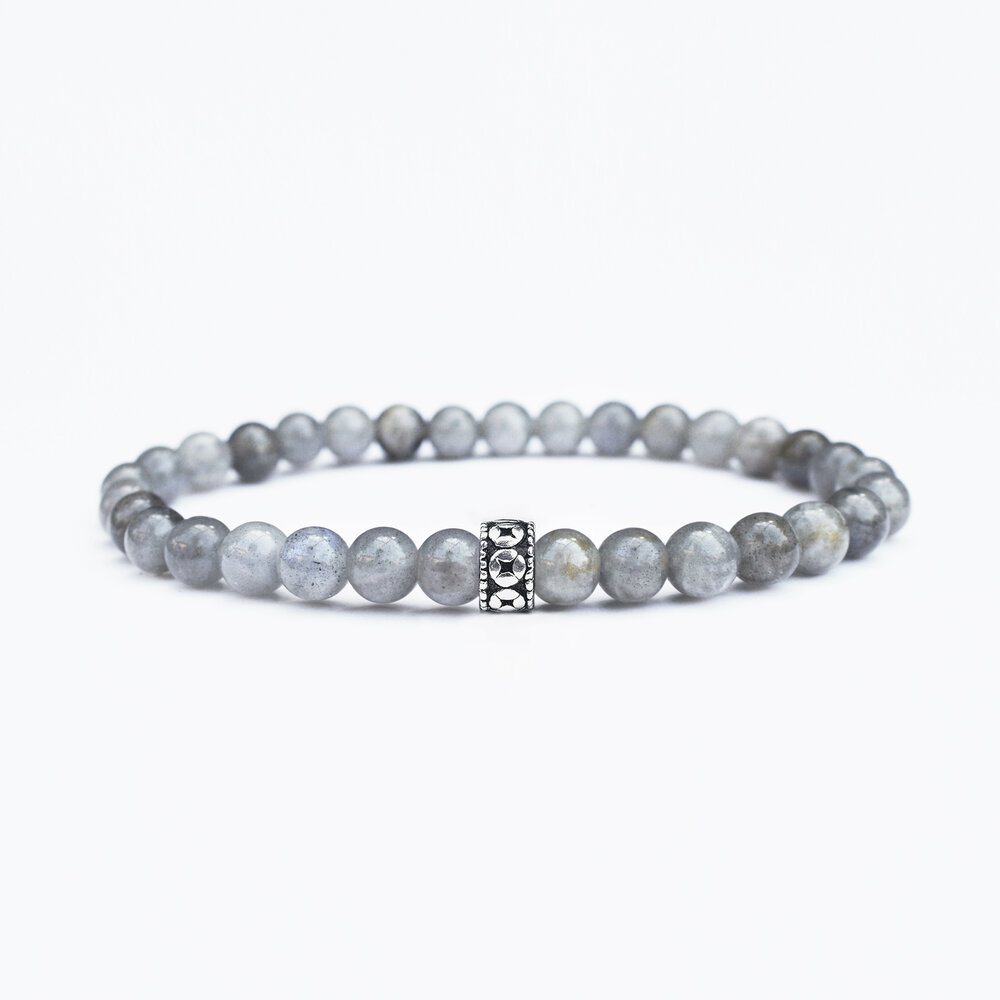 Labradorite Amethyst Bracelet B4119