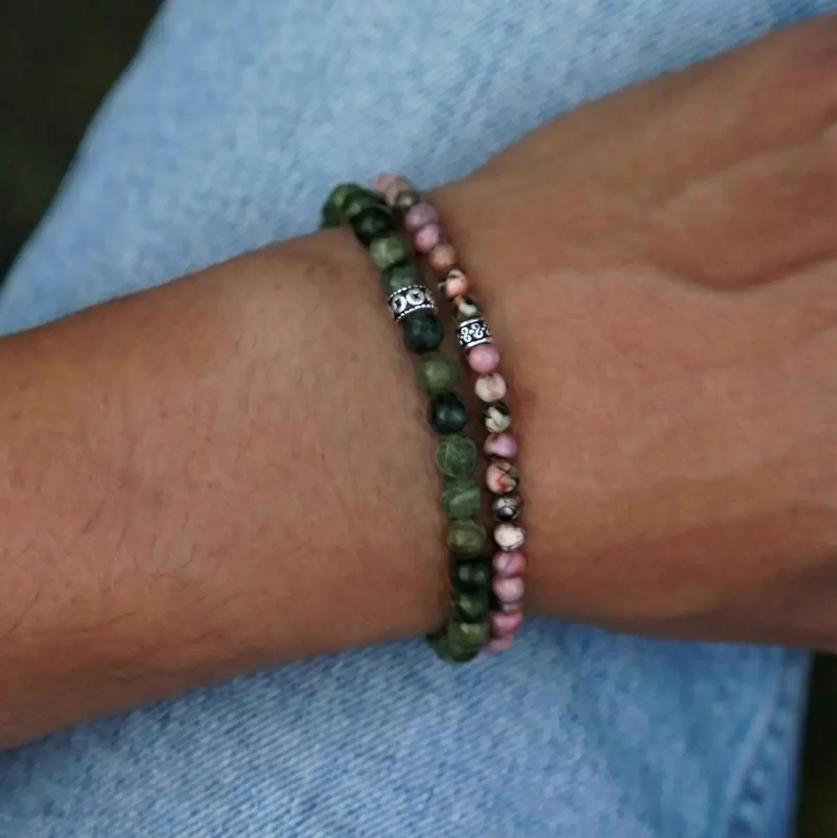 Kambaba 6mm 925 Sterling Silver Bracelet