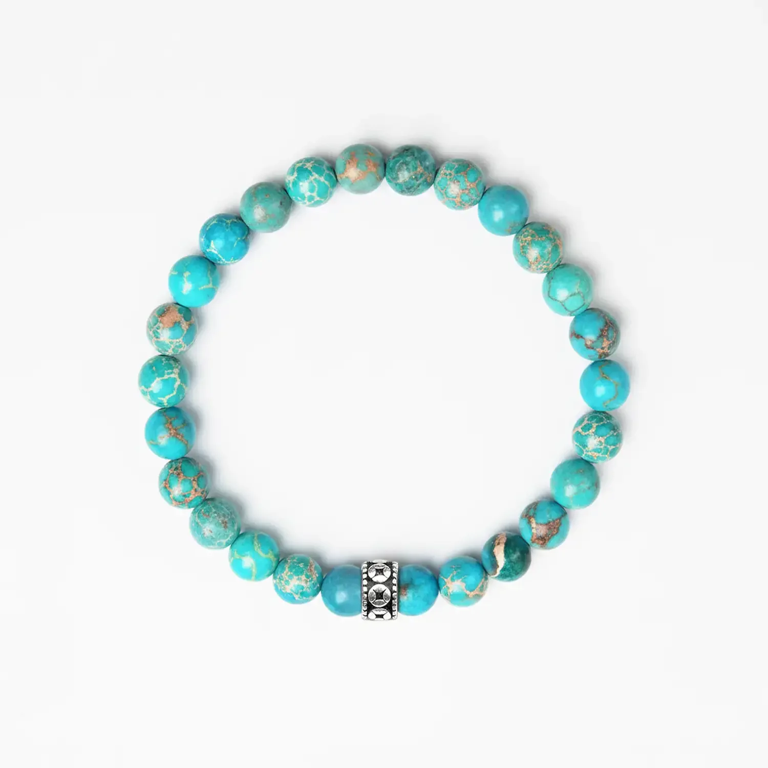 Ocean 6mm Silver Bracelet 02.webp