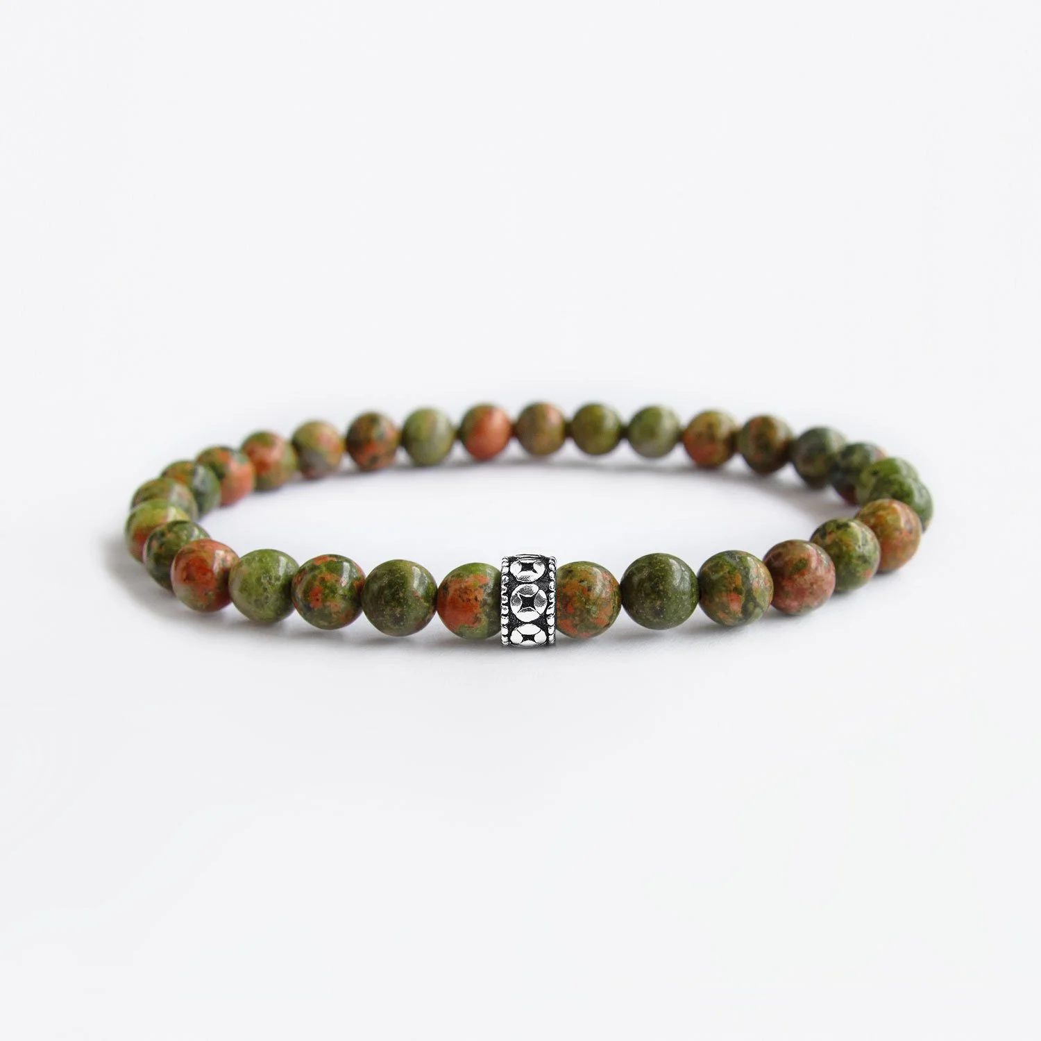 Unakite-6mm-Silver-Bracelet-1.jpg