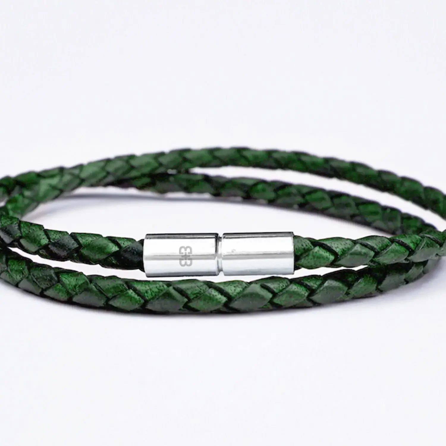 Forest-Green-Leather-Bracelet-2.webp