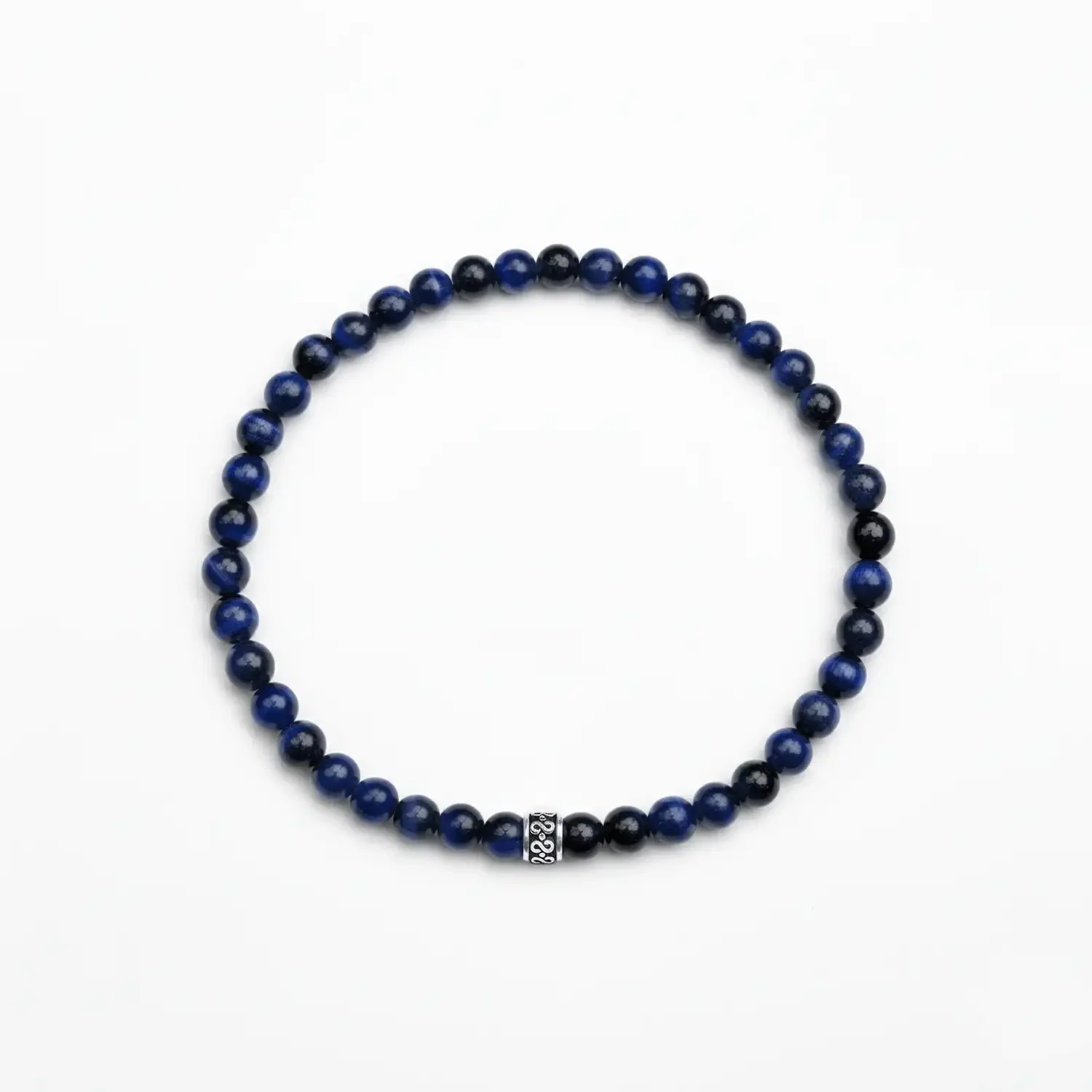 Blue Tigers Eye 4mm Bracelet 02.webp