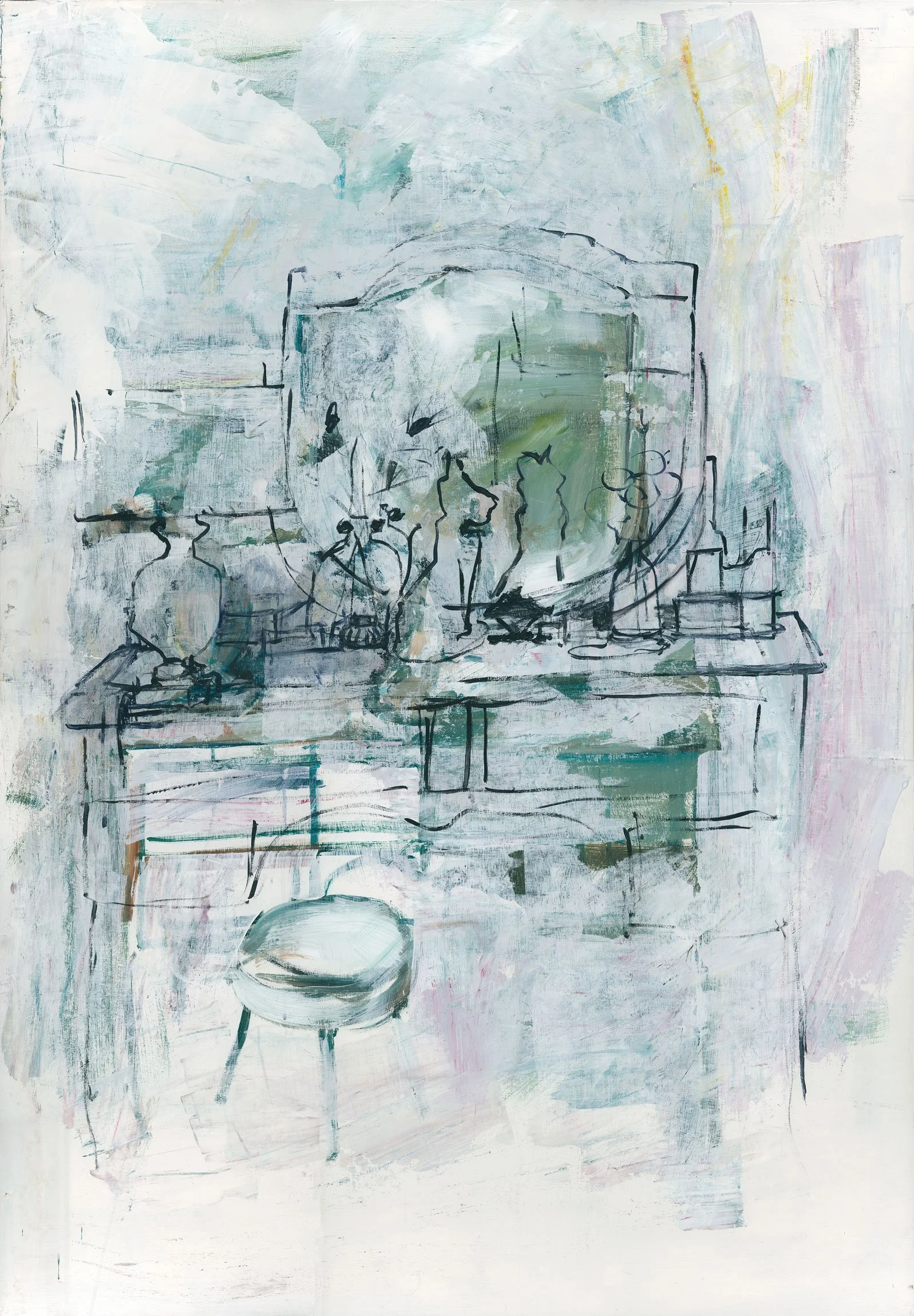 Cat at her Dressing Table