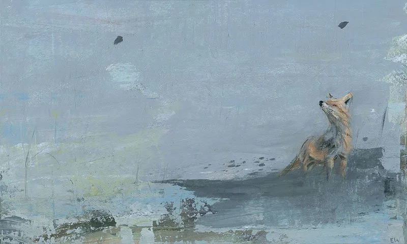 Fox by the Lake (Sold) 