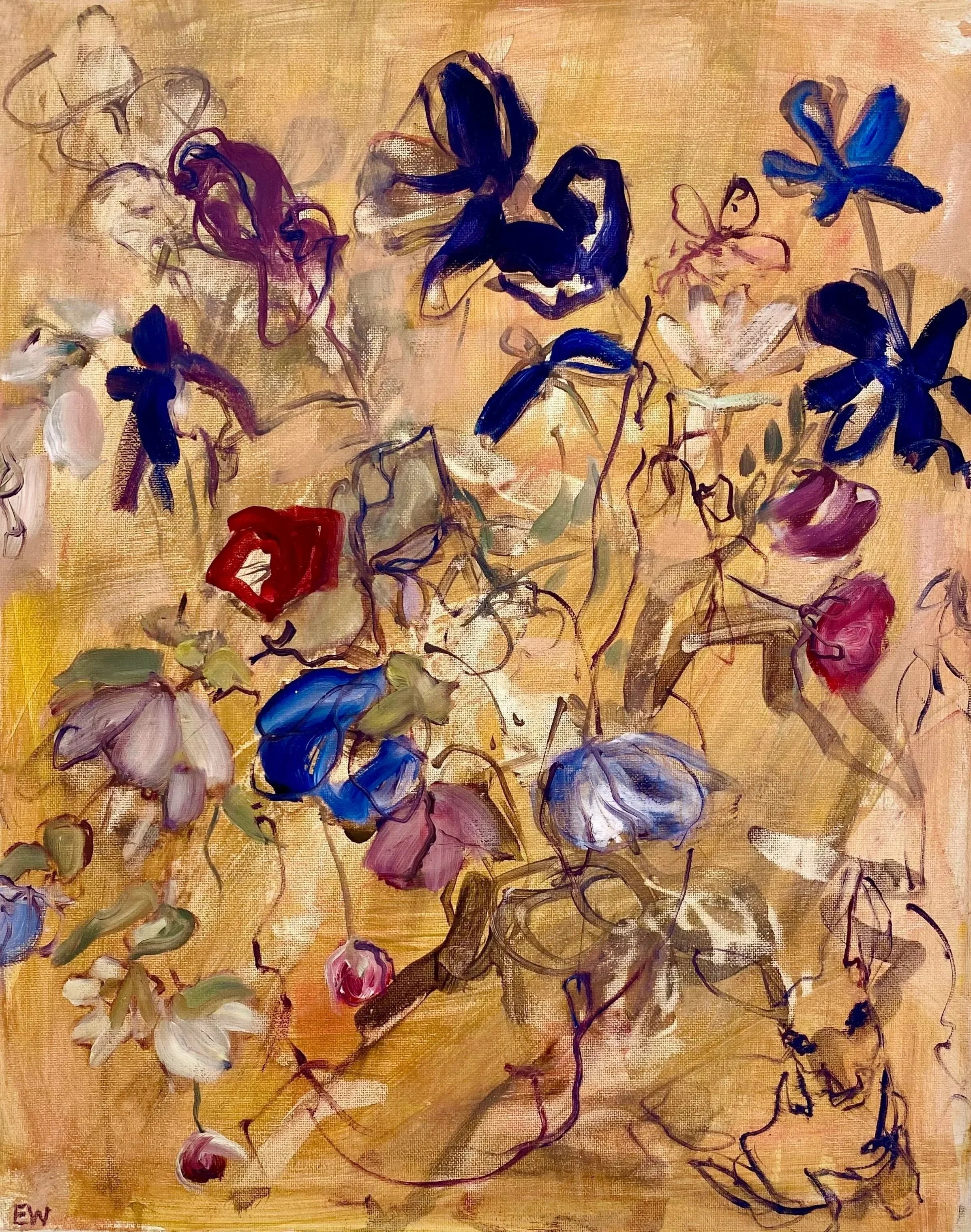Deer & Flowers