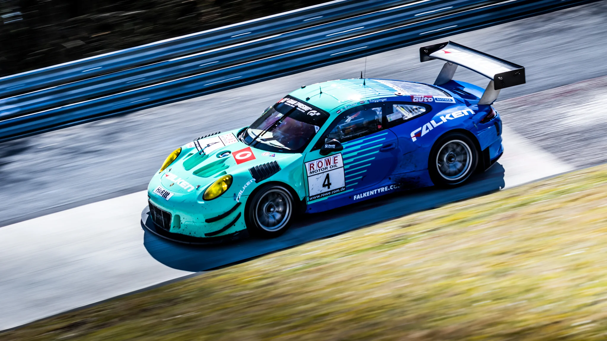 Klaus Bachelor and Martin Ragginger in their Falken Motorsport Porsche 911 GT3 R managed to finish 3rd and took their second top three result on a row.