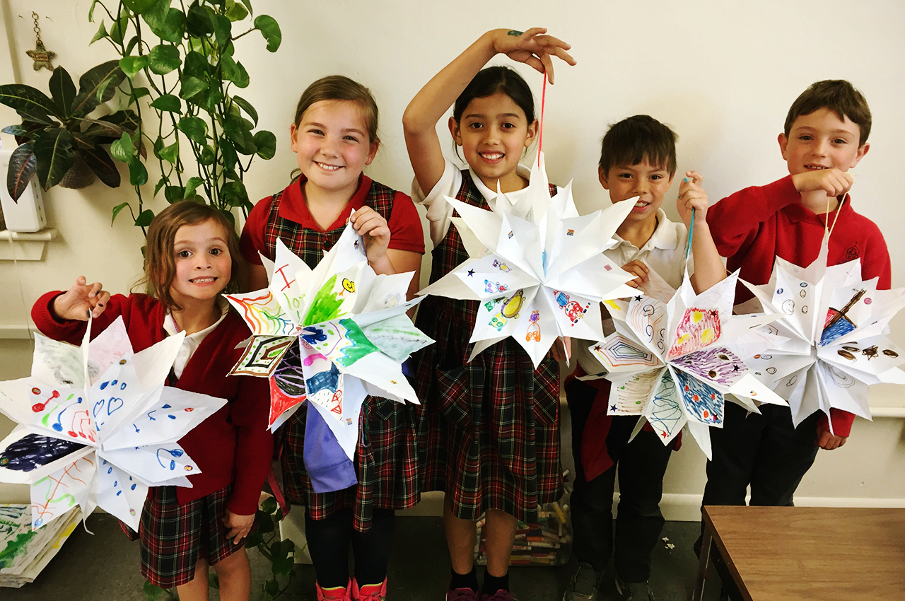 3D paper stars