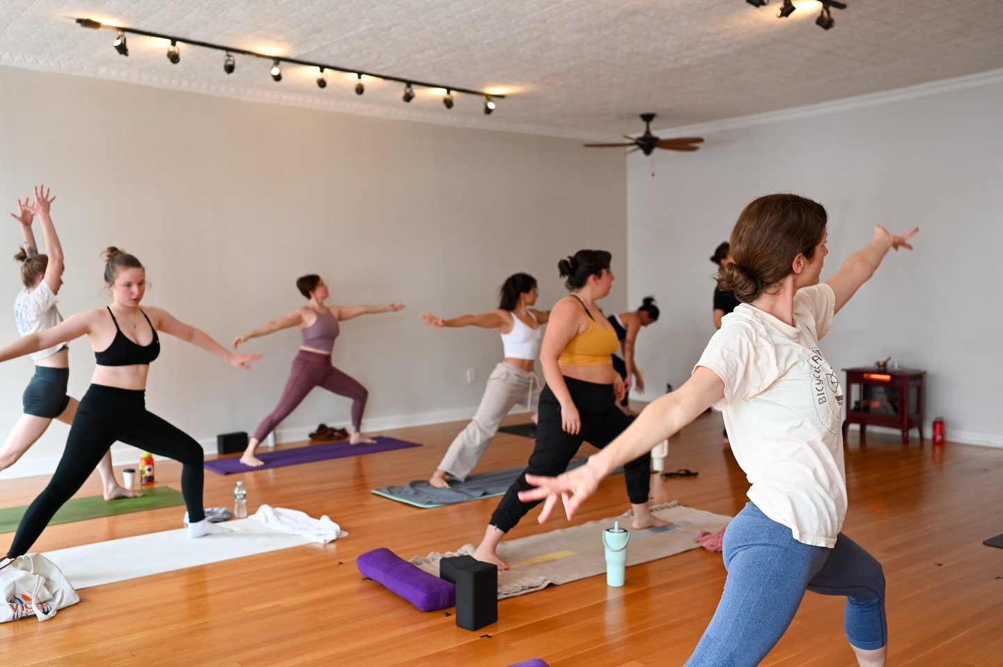 Thursday: two hot + one not.

Come sweat it out in one of our Heated Vinyasas at 7am or 6pm. Or slow it all the way down with yin + restore at 7:30pm (non-heated, cozy, exhale-your-whole-week energy).

Hot and strong
Or
Slow and steady

Whatever your