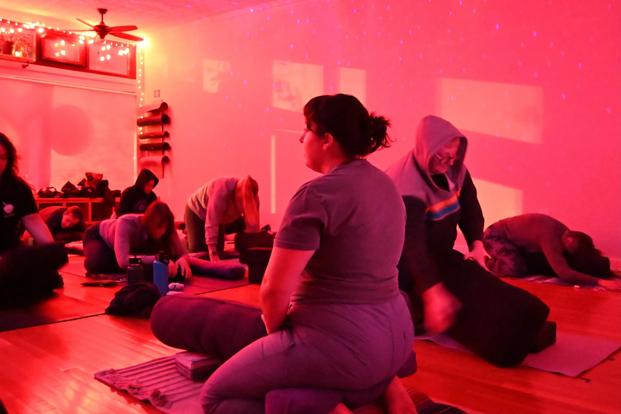 Join @riverflowchiro tonight for two chances to slow down, soften, and reconnect.

5:00pm  Gentle Flow Ease into mindful movement, steady breath, and space to unwind.

 7:00pm Restorative Yoga Settle in, let go, and give your nervous system the reset