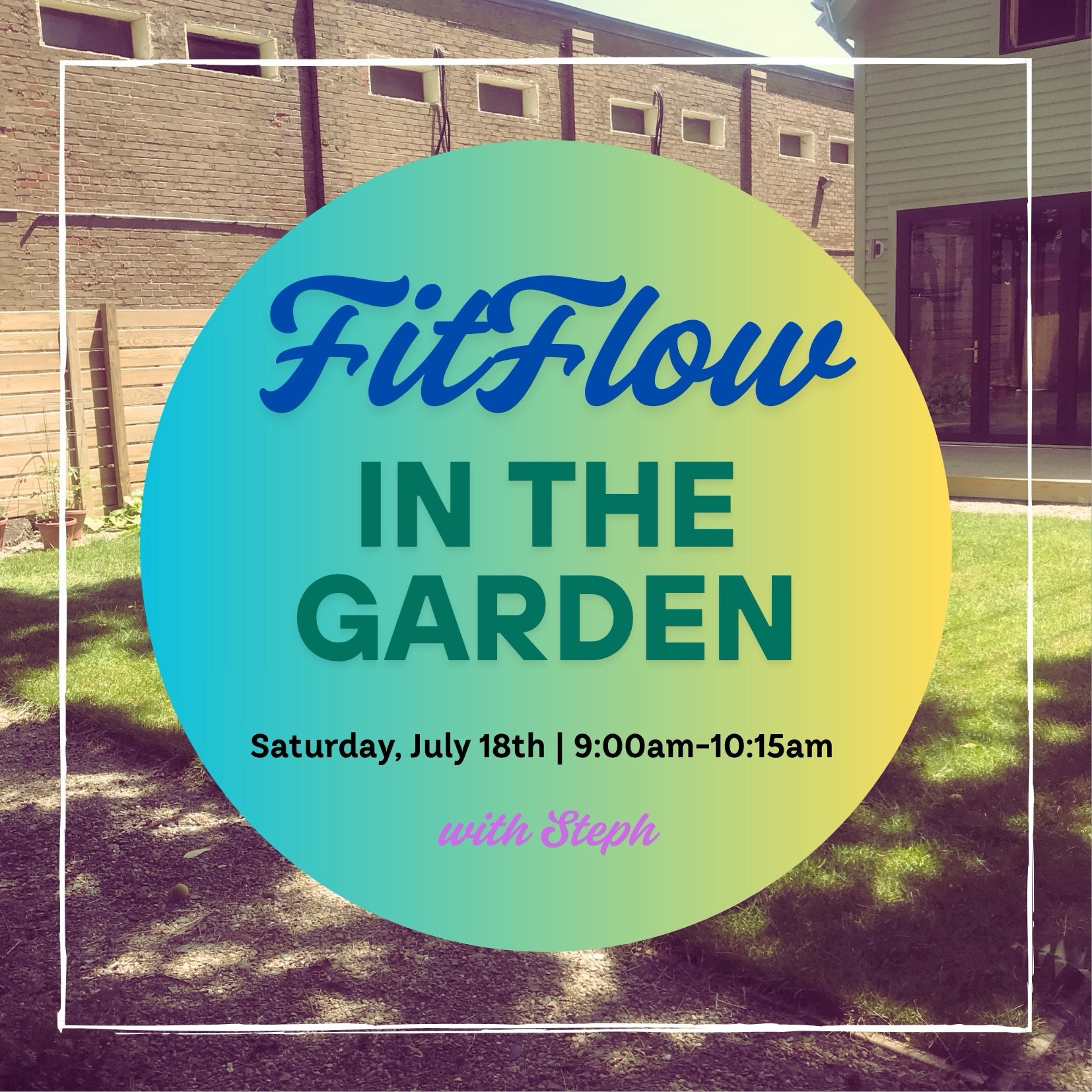 A little reminder that our Garden Sanctuary classes are extra special this season.

We&rsquo;ve intentionally kept the schedule limited so each outdoor practice feels like a true treat. Surrounded by greenery, birdsong, fresh air, and a little bit of