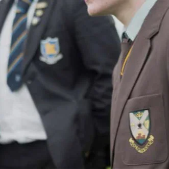 Badges of the two schools